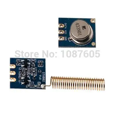 Радиочастотный модуль ASK 10 шт./лот передатчика 433 МГц|module 433mhz|lot lotlot 10pcs |