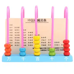 2019 деревянные Abacus детские математические игрушки цветная жемчужина Классическая Монтессори математическая деревянная игрушка раннее