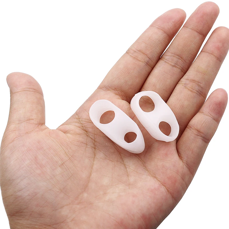 1Pair=2pcs Silicone Little Toe Finger Straightener Hallux Valgus Bunion Corrector Foot Health Care Product smrp