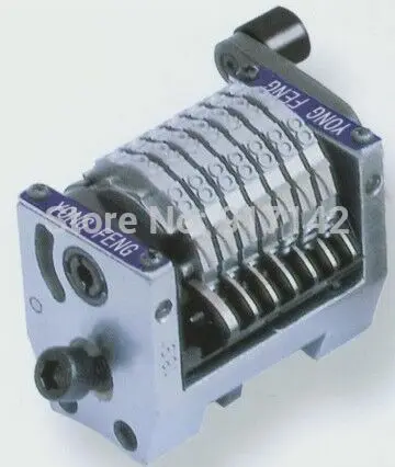 

4 pcs GTO number machine 7 digit 5mm