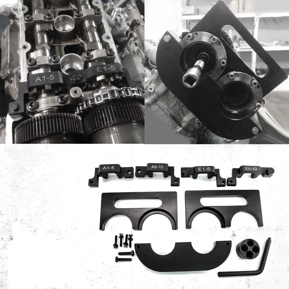 Car Gargue Tools 15 PCS Camshaft Alignment Tool For BMW S85 M5 Engine Timing Locking Tool Kit