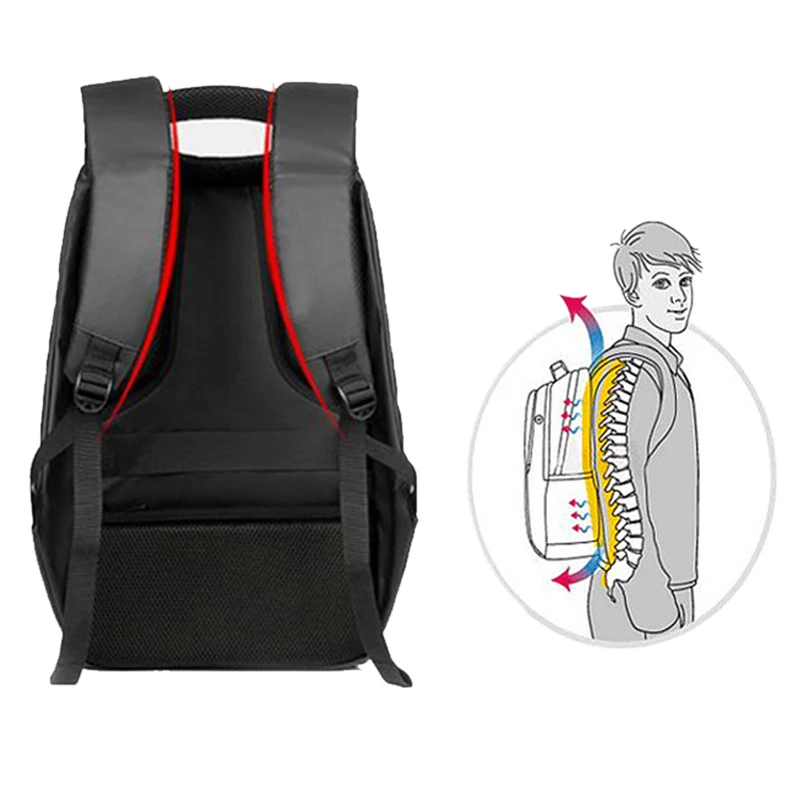  -Dc 5V Led Dynamic Display Wifi Backpack Laptop Notebook Control 22L School Bag Waterproof Led Back - 33052787751