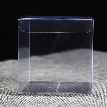 

Wedding Party Favors Boxes Toy Display Clear PVC Wedding Candy Box Plastic PVC Cake Boxes Food Gift Packing Boxes 7*7*7CM W7597