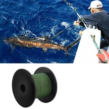 (Ship From US) 18 Stands Weaves Fish Rope PE Braided Fishing Line 65LB 137M Multifilament Fishline For Lake River Angling