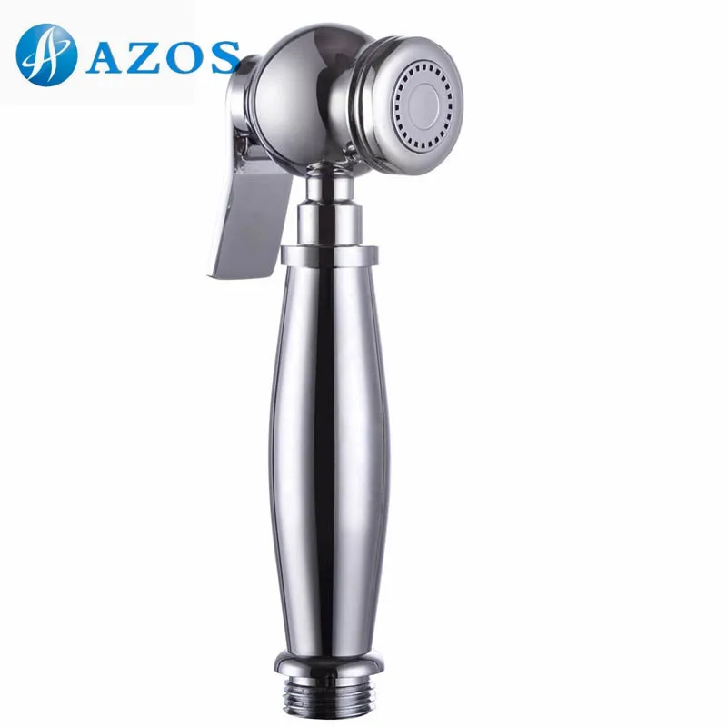 

Solid Brass Toilet Hand Held Bidet Shattaf Cloth Diaper Sprayer Chrome Polished Bathroom Furnitures FXQK013