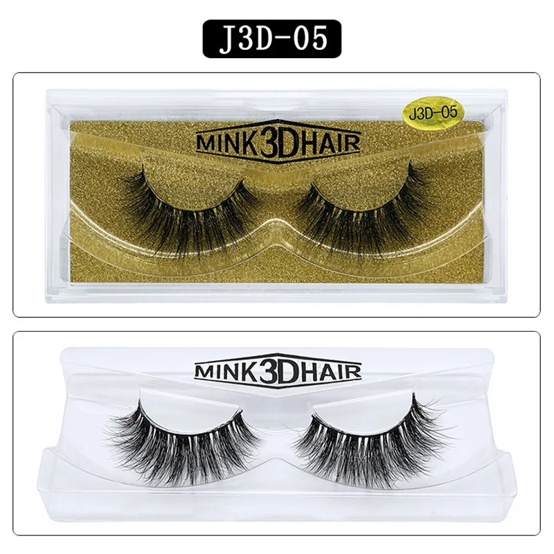 

Mink Eyelashes 3D Mink Lashes Thick HandMade Full Strip Lashes Cruelty Free Korean Mink Lashes 10 Style False Eyelashes