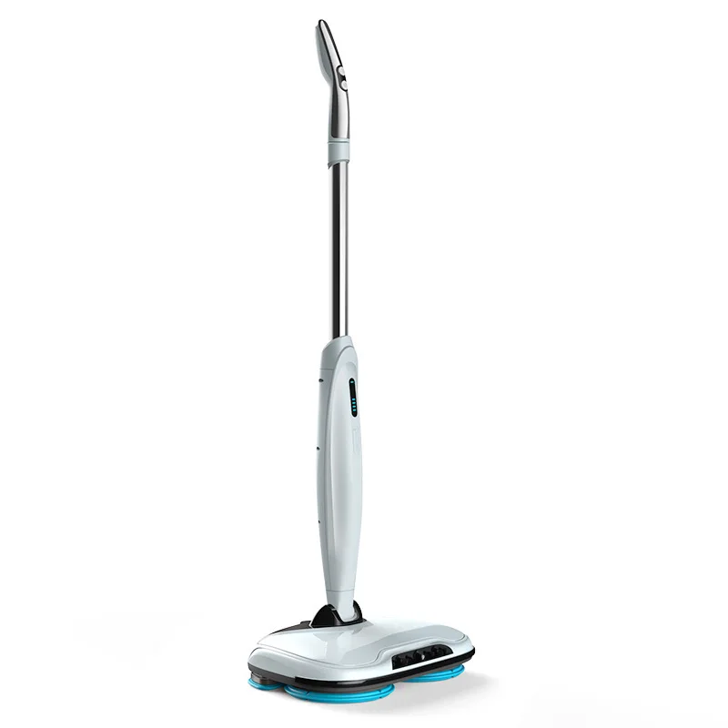 

Electric Automatic Wiping Mopping Sweeping Machine Two-wheel rotation Wireless with Water Tank Led Lighting Floor Electric Mop