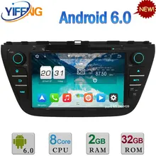 2 ГБ RAM 4 Г Android 6.0 Wi-Fi Octa Ядро DAB 32 ГБ ROM AUX FM Dvd-плеер автомобиля Радио Видео Для Suzuki S-Cross SX4 2014 2015 2016 2017