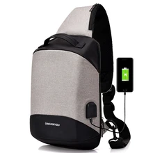 USB слинг дорожная сумка для мужчин большой емкости водонепроницаемая Летняя короткая поездки мессенджеры сумки через плечо для wo мужчин сумка на груди