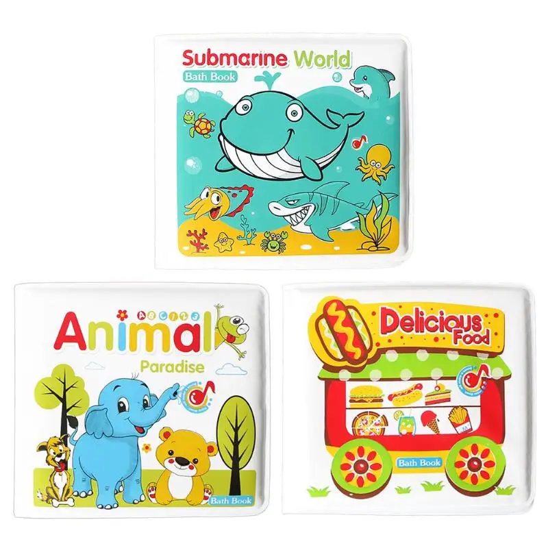 Baby Toys Bath Book Bathroom Waterproof Books Baby water Bath Toys With