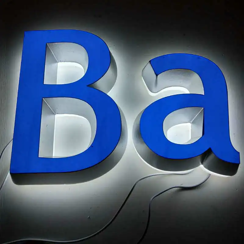 

3D Custom acrylic led illuminated signage shop name board
