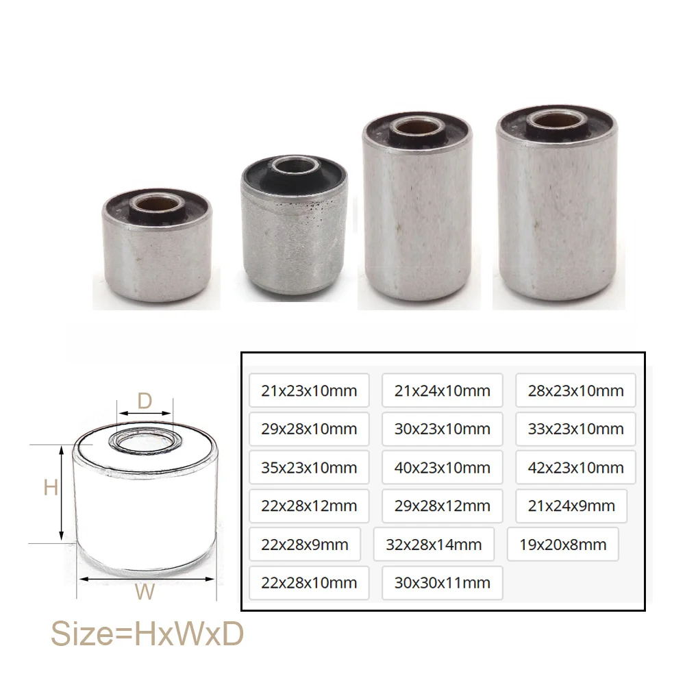 

Kickstarters Parts Engine Bushing For Gy6 Scooter Moped Go Kart Atv 50cc 125cc 150cc Road race Shock absorption buffer