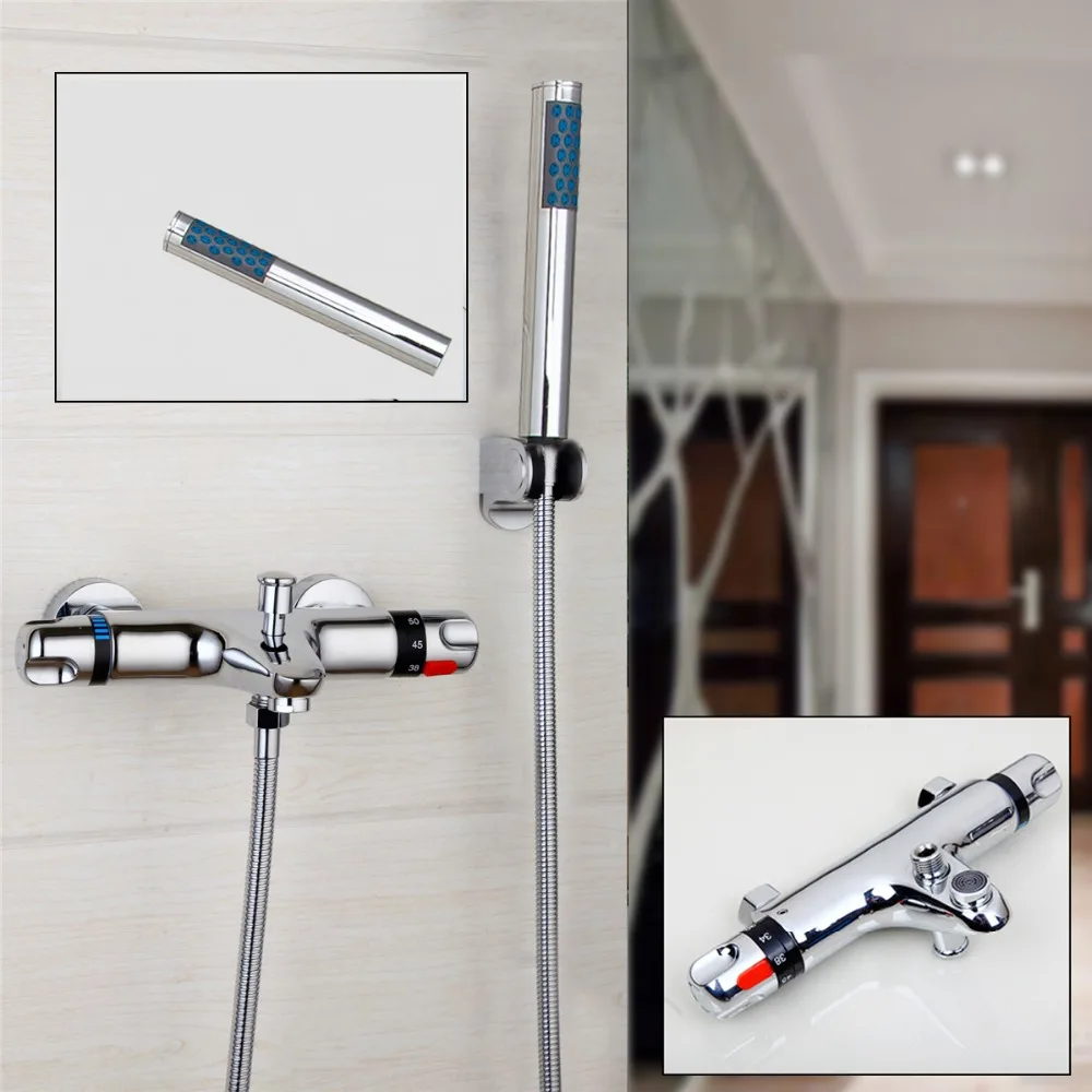 Contemporary Bathroom Shower Faucet Bathtub Faucet Mixer Tap With Hand