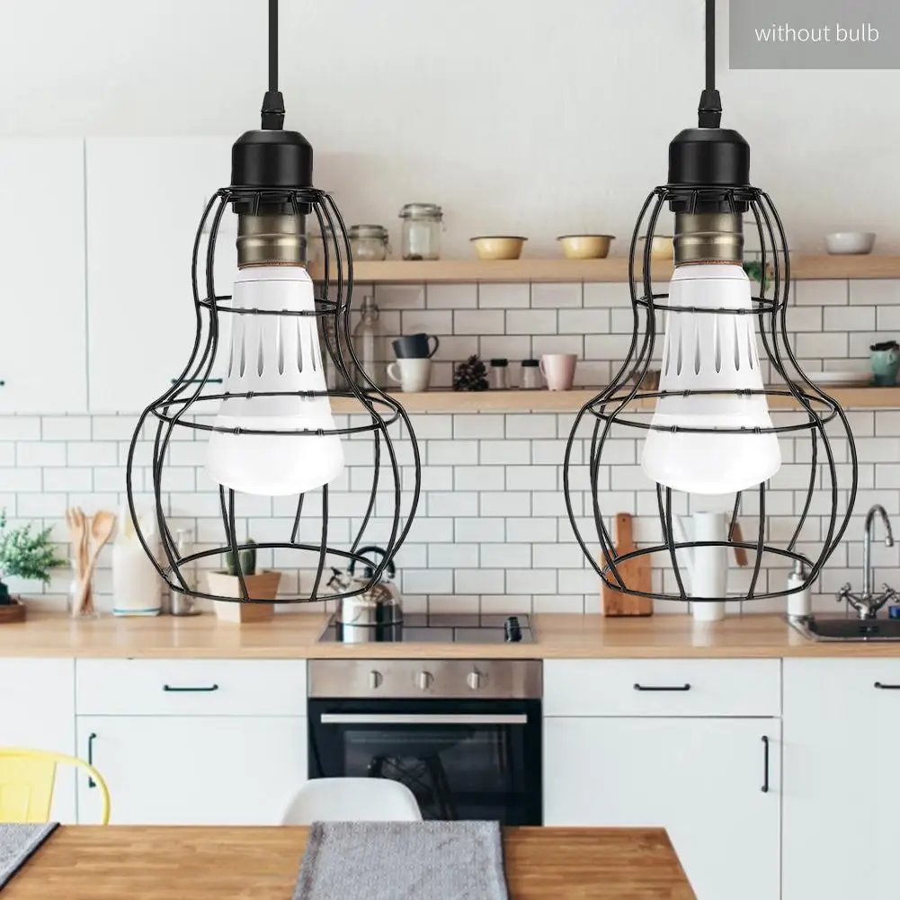 

220V Retro Led Chandelier Study Room Dining Room Chandelier Lampshade Wrought Iron Ceiling Light Lampshade without bulb
