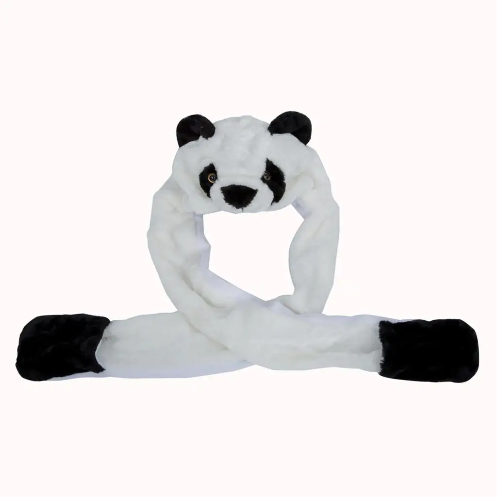 Шапки шарф перчатки 3 в 1 с ушками мультфильм животных дизайн