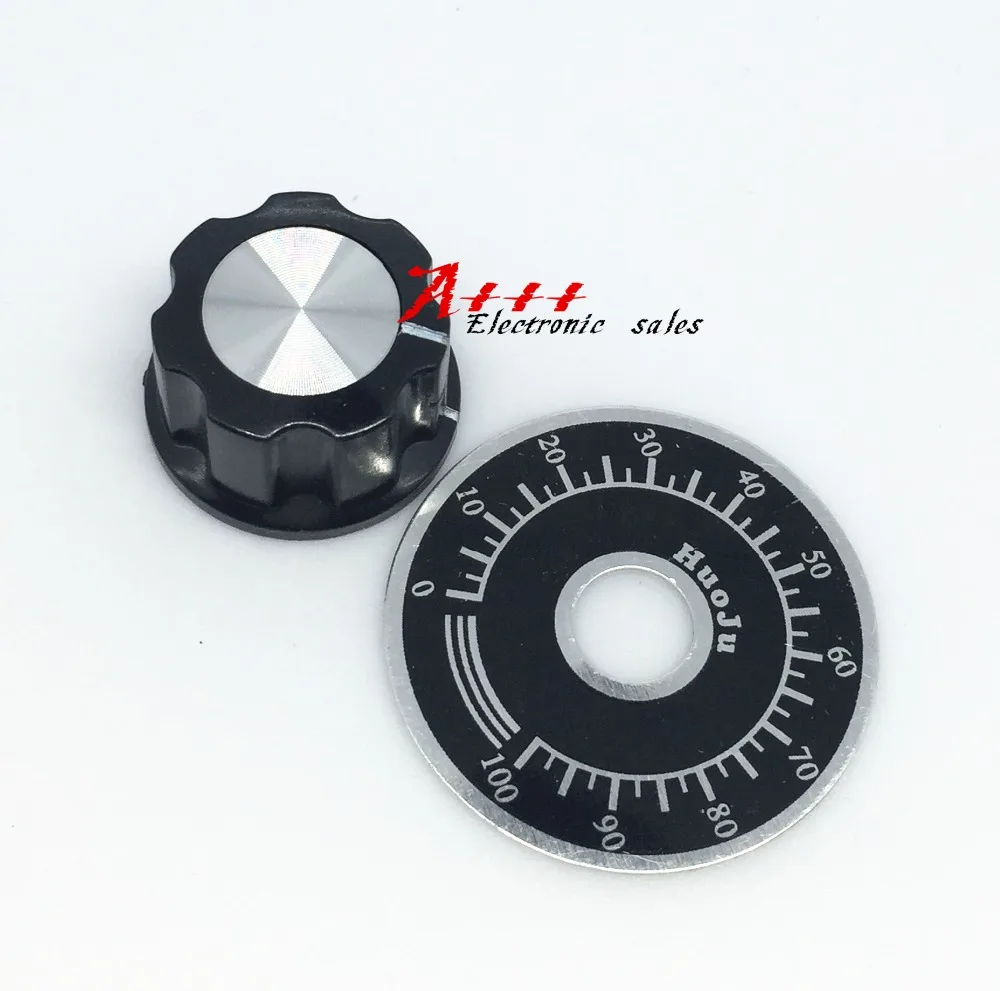 20PCS MF A03 bakelite potentiometer knob with scale digital scales A03