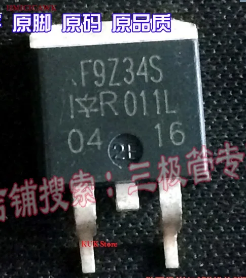 Real 100% Original NEW F9Z34S IRF9Z34S IRF9Z34STRLPBF IRF9Z34SPBF D2PAK 10PCS/LOT | Электроника