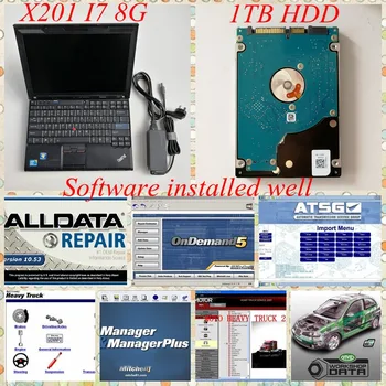 

All data auto repair software in 1TB HDD and used x201 i7 8G Tough Screen Rotation Alldata 10.53 and Mitchell ondemand 2015