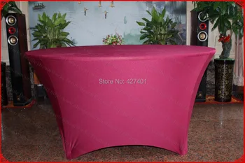 

Burgundy Purple Lycra/Spandex Table Cover/Tablecloth/Table Runner/Chair Cover for Wedding/Hotel/Banquet/Party/Home decor&textile
