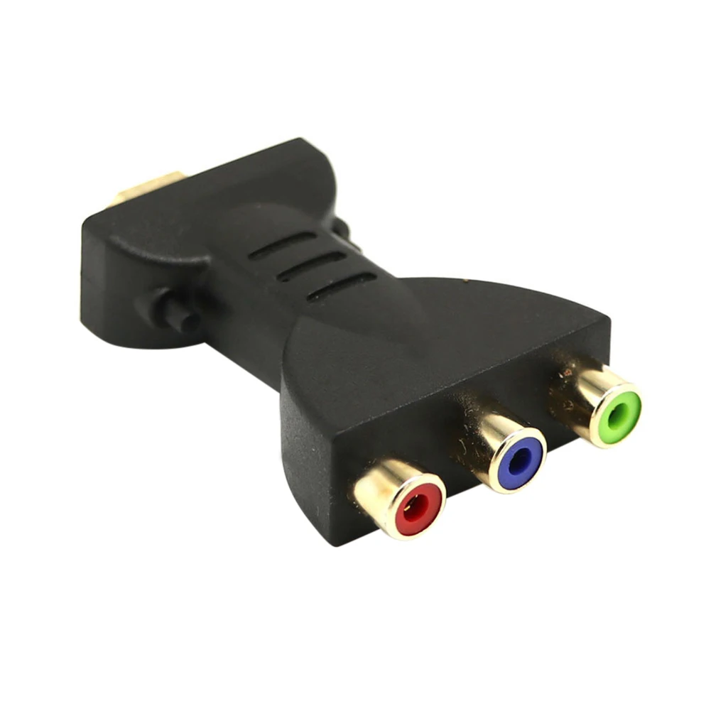 Позолоченный HDMI папа для 3 RC AV конвертер RGB RCA Видео Аудио ТВ DVD адаптер| |