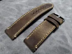 2019 ручной работы высокого качества 20 22mm быстрый монтаж натуральная кожа ремешок для часов аксессуары ремни винтажные часы-браслет