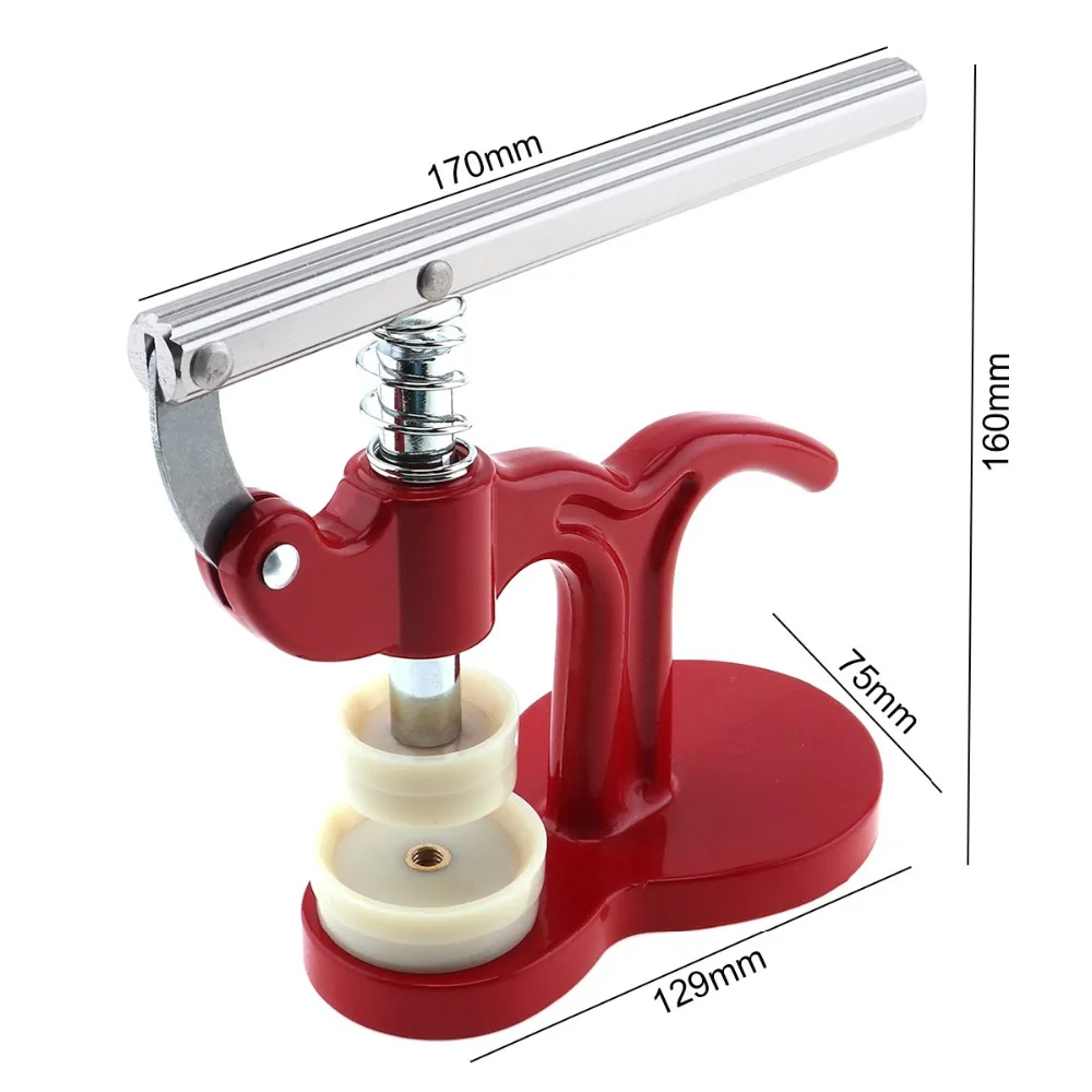 

1set 13 In 1 Precision Capping Machine Watch Repair Tool with Replaceable Back Cover and Press Rod for Change Watch Battery