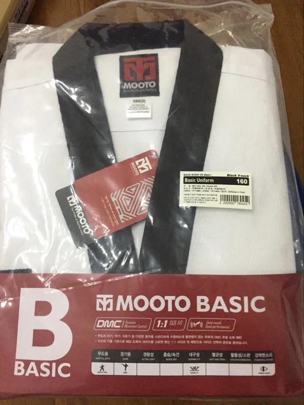 

Basic Mooto taekwondo dobok clothes child adult MOOTO ITF Karate suit Taekwondo uniform Karate clothes White TKD Clothing