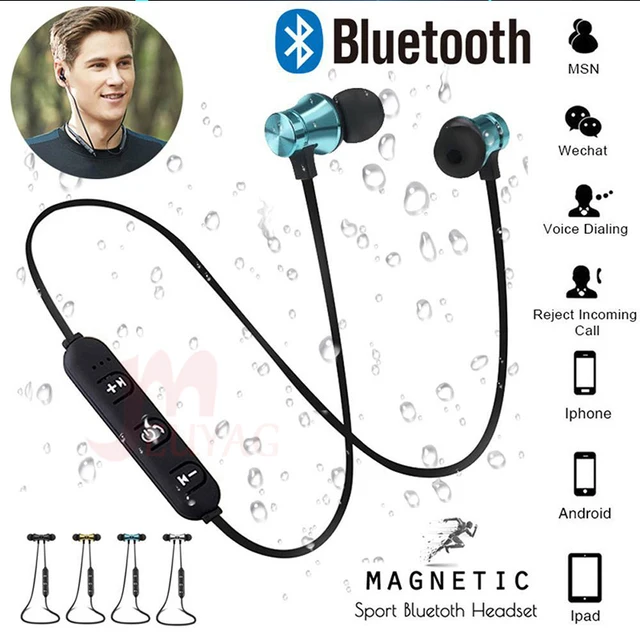 MEUYAG Magnetic Wireless bluetooth Earphone XT11 music headset Phone Neckband sport Earbuds Earphone with Mic For iPhone Samsung 3
