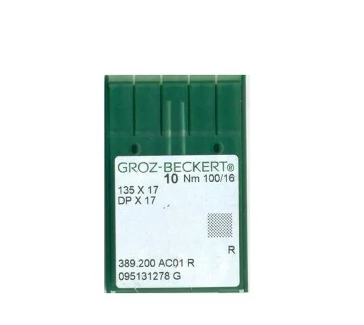 100 шт./лот GROZ-BECKERT Швейные иглы для швейной машины DPX17 135X17 R Размеры 100/16