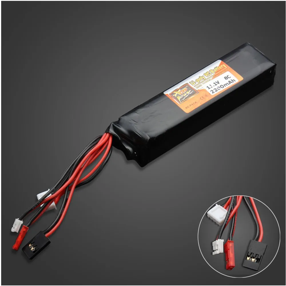 1 шт. ZOP Мощность 11 V 2200 мА/ч 8C Lipo Батарея для Devo передатчик JR литий-полимерный