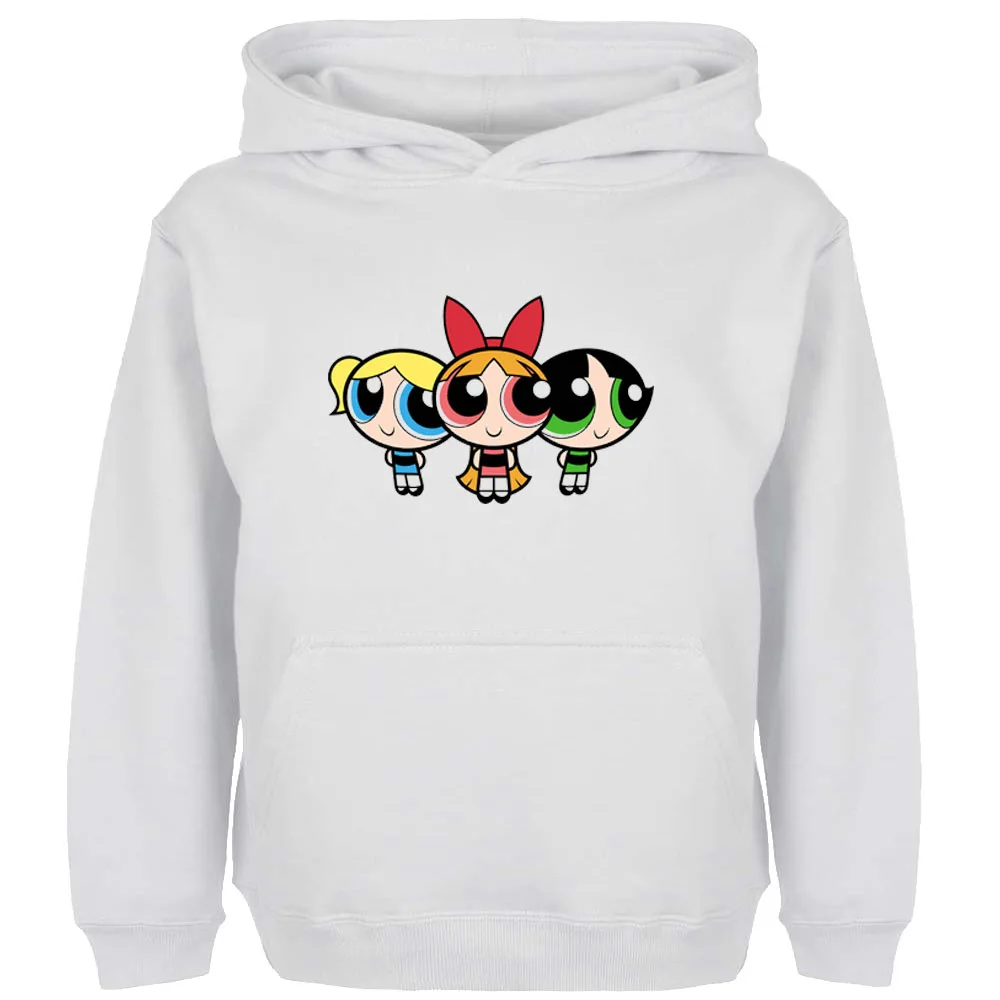 

Unisex Fashion Powerpuff Girls Blossom Bubbles Buttercup Design Hoodie Men's Boy's Women's Girl's Sweatshirt Tops Printed Hoody