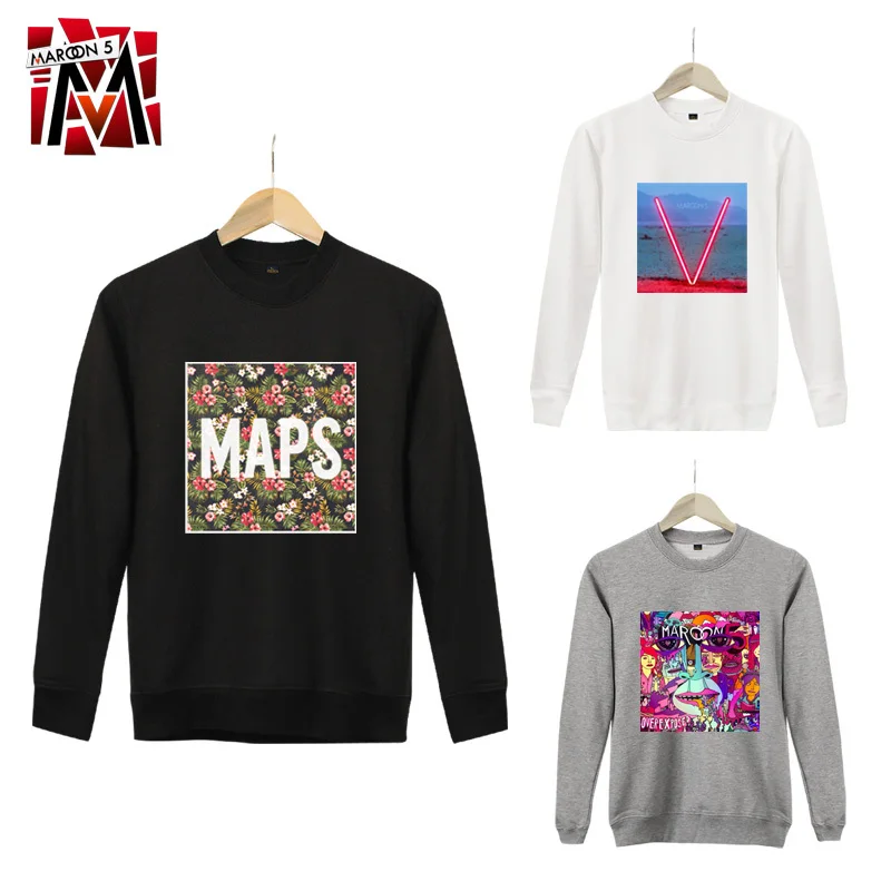 2015 otoño y el invierno Maroon 5 Rock deportes sudaderas