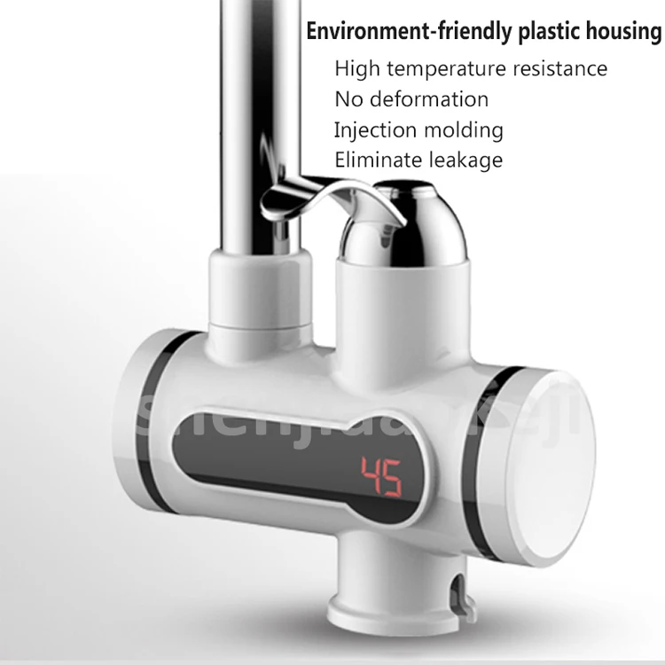 Бессвинцовый горячий кран цифровой дисплей горячий и холодный Электрический кран удобный и практичный быстрый нагрев воды кран 220 В
