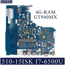 KEFU NM A751 Laptop motherboard for Lenovo 510 15ISK 310 15ISK original mainboard 4GB RAM I7