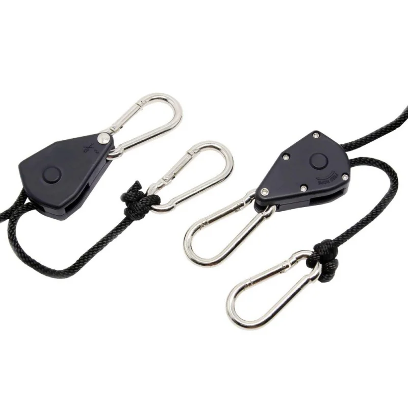 Aliexpress.com : Buy A Pair Camping Hiking Pulley Rope Ratchet Hanger ...