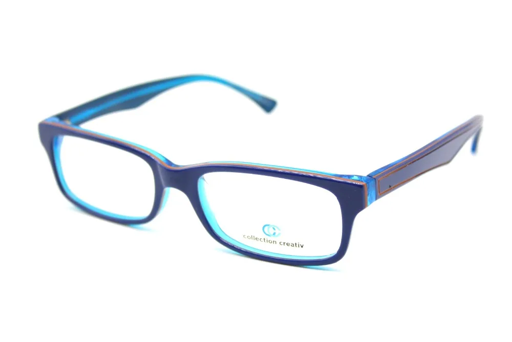 GENUINE HAND MADE Frame FASHION Blue Creative Glasses Frame Custom Made optical Reading glasses Photochromic LENSES