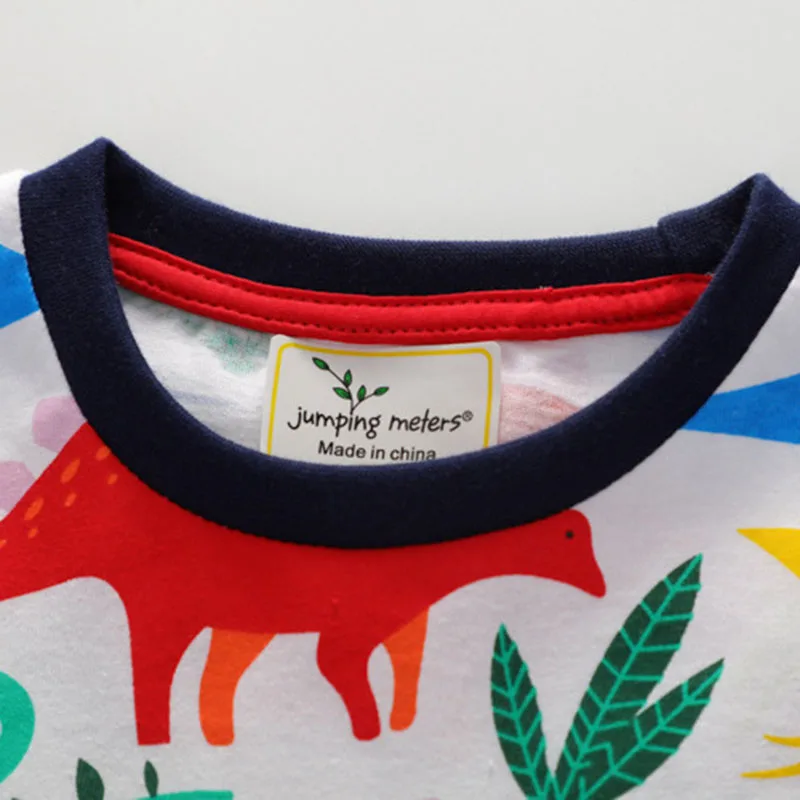 Moggi Cat 2019 Dresses for girls Kids cotton Baby Girls clothing Short sleeve Party Dress Children Summer Dinosaur Print Dresses (3)