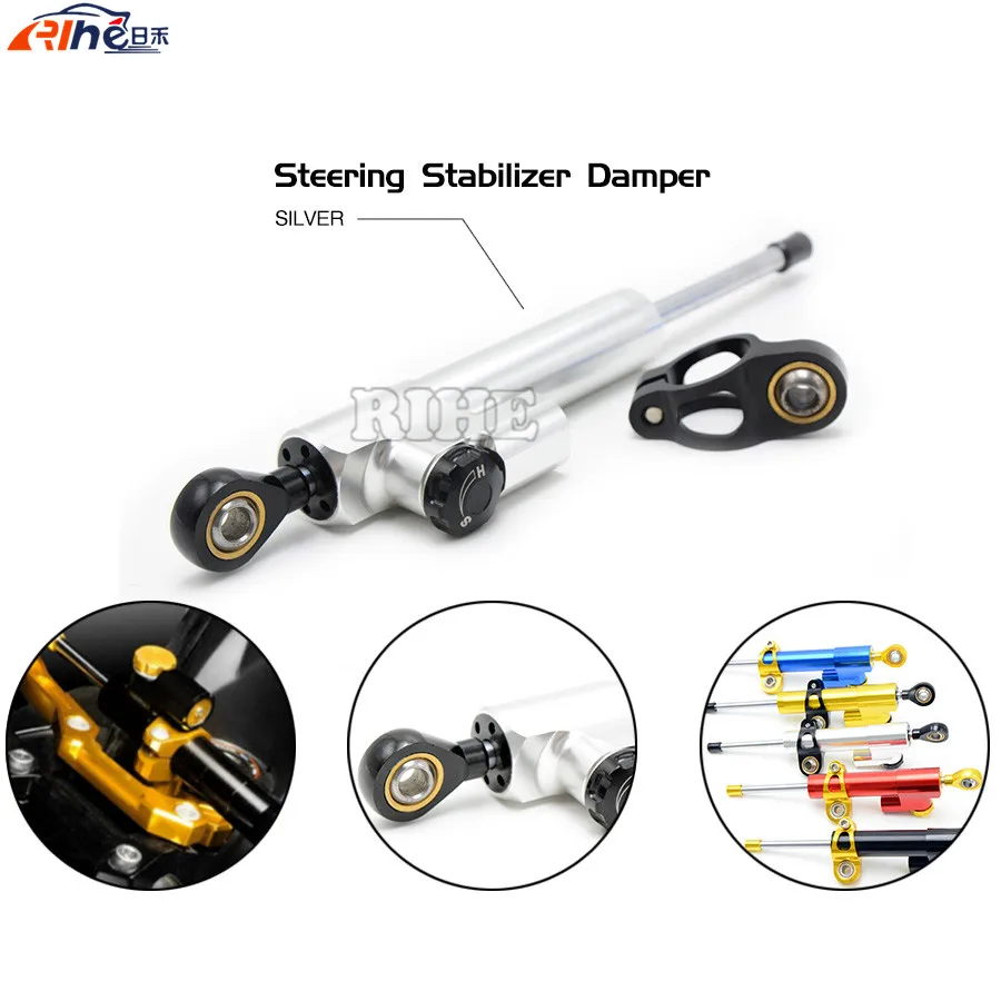 

Universal Motorcycle CNC Stabilizer Linear Reversed Safety Control Steering Damper For Honda CBR600RR MSX125 BMW R1200GS ADVENTU