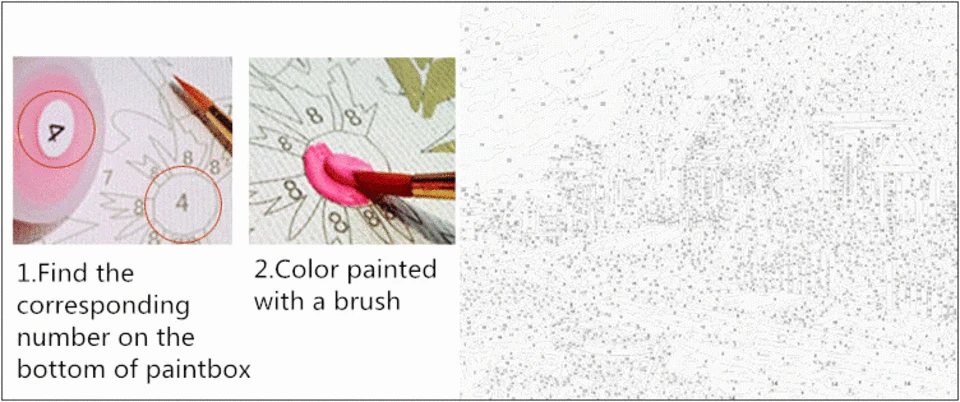 Сделай Сам краска ing по номерам ручная краска абстрактная Лошадь Животное масляные картинки розовые цветочные наборы окраска Рисование гостиная домашний декор