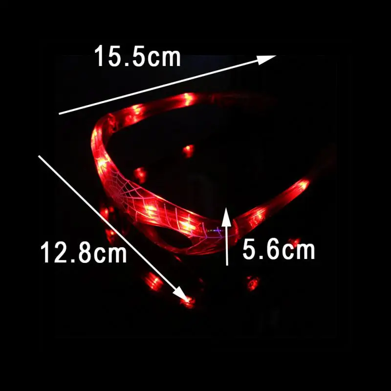 Светодиодный светящийся очки с 3 огнями Человек-паук, вечерние украшения, креативные светящиеся очки, детские игрушки, товары для нового года и дня рождения