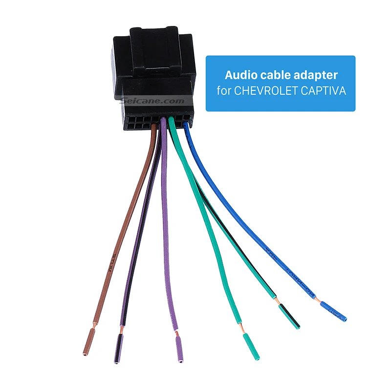 

Seicane Wiring Harness Adapter Audio Cable and Radio Plug Adapter Cable Connector for CHEVROLET CAPTIVA GPS Autoradio Stereo