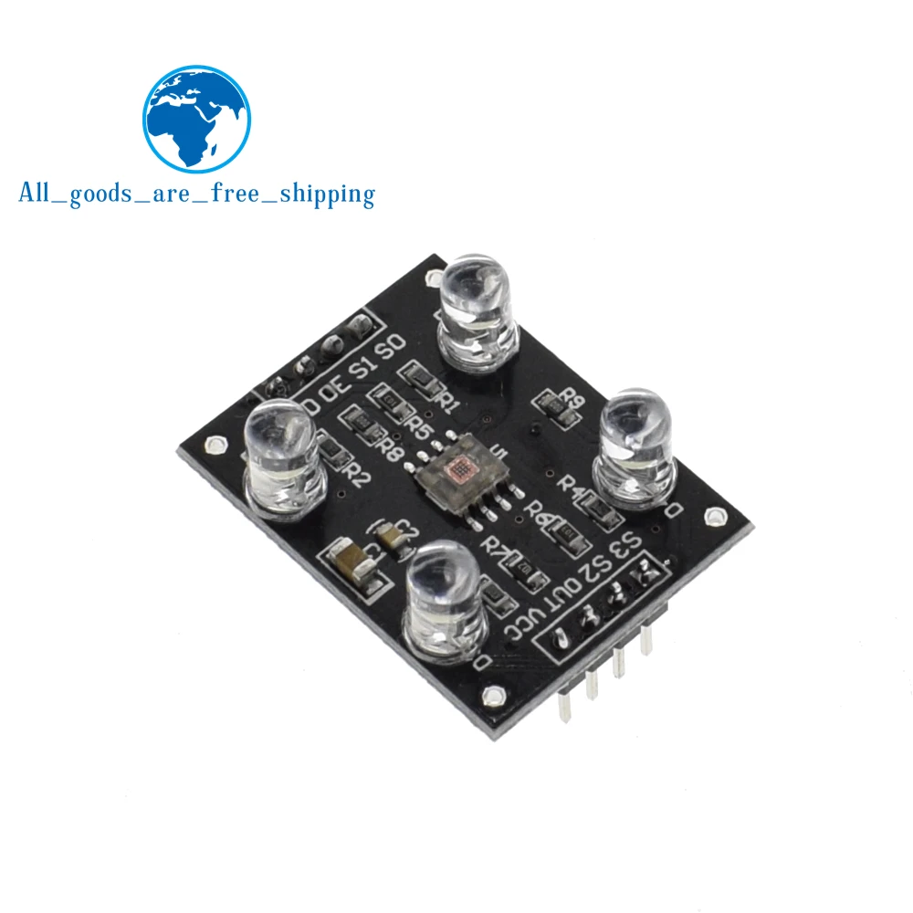 

TZT Color recognition sensor TCS230 TCS3200 Color sensor Color recognition module for arduino DIY Module DC 3-5V Input