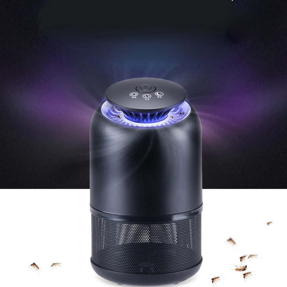 

Smart UV Mosquito Killer Household LED Mosquito-Killing Trap Lamp Bug Flying Insect Pest Zapper Purple Device Night Light
