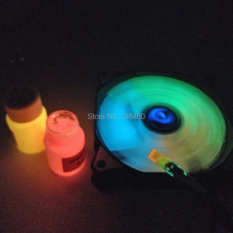 glowing paint art