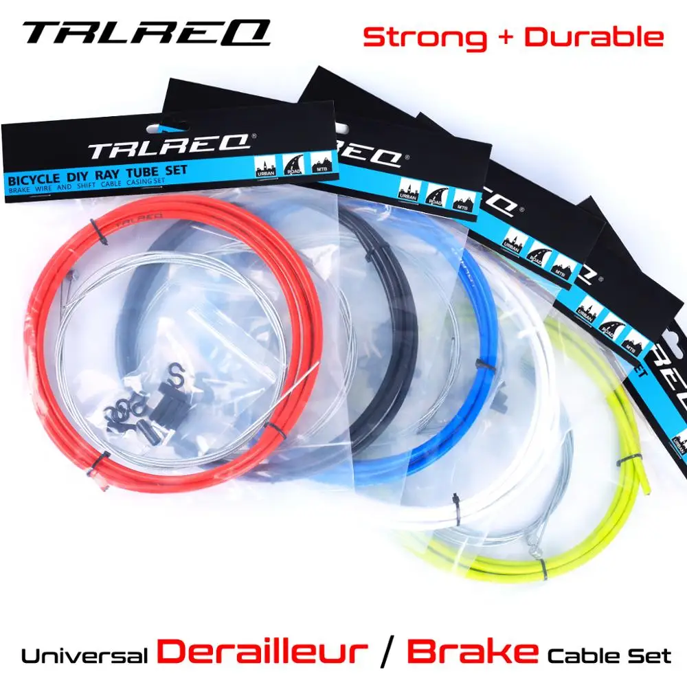 5 цветов новейший MTB велосипед универсальный тормоз кабель и корпус наборы дорожный велосипедной передачи Шестерня переключатель/Тормозные наборы провод трубопровод шланг
