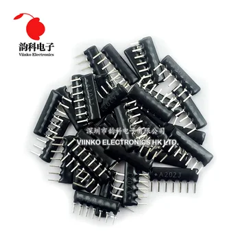 

200pcs DIP exclusion Network Resistor array 7pin 1K 2K 4.7K 10K 220K ohm