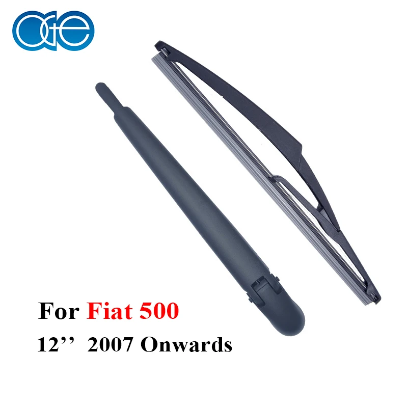 Oge 12'' Rear Wiper Blade And Arm For Fiat 500 2007 Onwards Windscreen Windshield Silicone Oge 12'' Rear Wiper Blade And Arm For Fiat 500 2007 Onwards Windscreen Windshield Silicone
