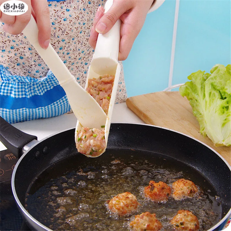 

1set Convenient Meatball Maker Useful Pattie Meatball Fish Ball Burger Set DIY Home Cooking Tool Kitchen Accessories