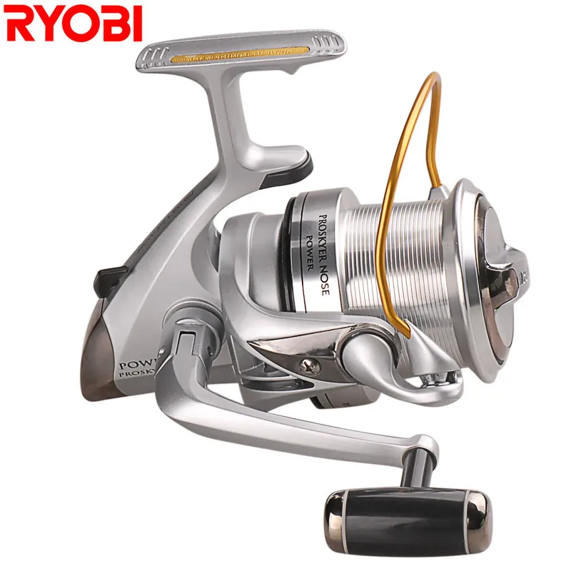 

RYOBI Spinning Fishing Reels 3.9:1 5BB Metal Saltwater Carp Fishing Reel Proskyer Nose Carrete Pesca Moulinet Wheel