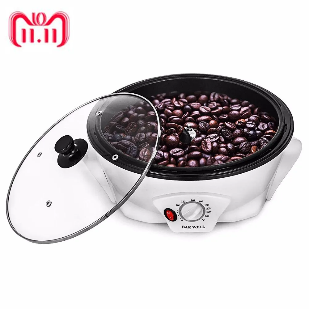 

Newest Coffee Roaster Dried Fruit Temperature Adjustable 20V-240V 1200w EU Plug